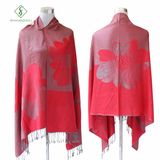 2017 New Peony Printed Pashmina Shawl Fashion Jacquard Scarf