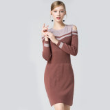 2018 New Fashion Women's Knitted Dress, Pullover Sweater Wholesale Chinese Factory Long Sleeves