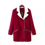 Facotry OEM High Quality Winter Women Fleece Outwear Long Coat