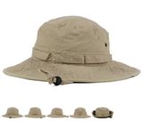 Flat Big Brim Cotton Bucket Hat