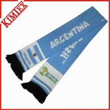 Fashion Jacquard Fans Rally Football Scarf with Spandex