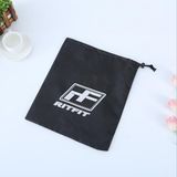 Custom Newest Black Polyester Sports Drawstring Bag