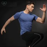 2017 Custom Polyester Sleeve Sport Shirts Gym Sport Men T Shirt Wholesale