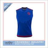 Wholesale Yellow Blue Sleeveless Soccer Football Jerseys