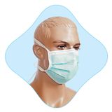 Disposable Face Mask with Tie