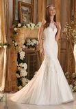 2016 Ivory Lace Mermaid Bridal Wedding Dresses 5462