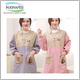 Gift Stripe Plaid Women Floral Printed Lace Blank Apron