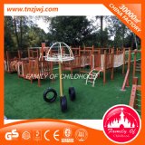 Attractive Children Outdoor Fitness Wooden Playground Equipment
