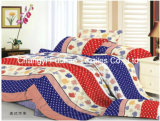 King Size Printed Microfiber/Polyester Quilt Cover Faric for Bedding Set