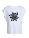 Ladies Summer Loose Style Embroidered T Shirt