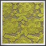 Flower Embroidered Lace Milk Yarn Guipure Lace