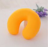 Colourful U-Shaped Neck Pillow with Memory Foam for Travel Sleeping