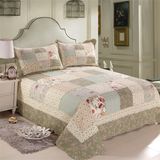 Fashionable 100% Cotton Printing Plaid Wash Quilts