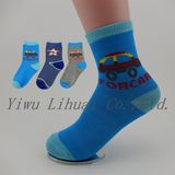 Kid Boys Socks Cotton Print Star Fashion Children Crew Socks