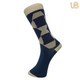 Comb Cotton Funny Design Dress Socks for Men