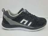 Fashion Style Men's Black Sport Flyknit Shoes Light Weight Running Shoes