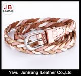 Fashion Ladie's PU Leather Braid Belt