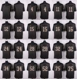 Oakland Derek Carr Sebastian Janikowski Kenny Stabler Michael Crabtr Football Jerseys