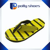 Fabric Upper Yellow Beach Funny Slipper Men