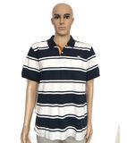 100% Combed Cotton Stripe Style Polo Shirt with High Quality