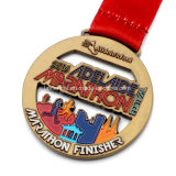 Custom Metal Antique Gold Marathon Finisher Sport Medal