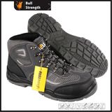 PU/PU New Mould Suede Leather Shoe with Steel Toe (SN5503)