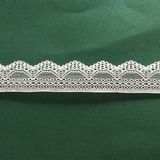 Fresh Design Cream White Wavy Pattern Narrow Trimming Lace