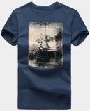 Men Summer Cotton Fitting Fashion Clothes Short Sleeve T-Shirt