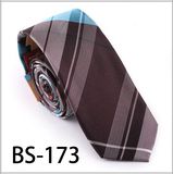 New Design Fashionable Silk/Polyester Check Tie (BS-173)