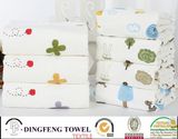 Nature Organic Printed 100% Bamboo Bath Towel Df-N140