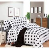 New 4PCS 100% Polyester/Cotton Comforter Set