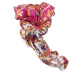 100% Chiffon Printed Silk Crinkle Shawl (ALJ1000097)