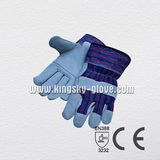 Cheap Cow Split Leather Glove Personal Protective Working Glove (3053)