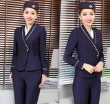 Custom Fashion Airline Stewardess Uniforms and Aviator Uniforms for Flight Attendants Uniforms