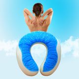 U Shape Cooling Gel Memory Foam Travel Neck Pillow