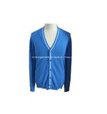 Men Fashion Knitted V Neck Long Sleeve Cardigan Sweater (N-09-001)