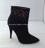 Lady Leather Shoe Laser for Short Boot