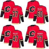 Calgary Flames Mark Jankowski Rod Pelley Brett Pollock Hockey Jerseys
