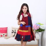 Lady Fashion Acrylic Woven Fringed Jacquard Shawl (YKY4435)