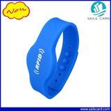 Open Loop 13.56MHz Adjustable Silicone RFID Wristband