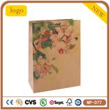 Flowers Pure Weeding Cosmetics Popular Kraft Shopping Gift Paper Bag