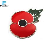 100 Years Anniversary Souvenir Traditional Poppy Lapel Pin Badge