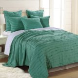 Cotton Bedding Set in Blue&Green (DO6057)
