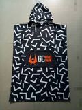 Custom Microfiber Full Size Printing Surf Poncho Towel