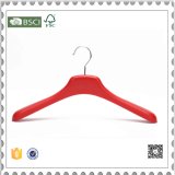Hot Selling Red Plastic Coat Hangers, Gold Plastic Clothes Hangers