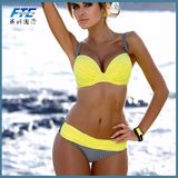 Colorful Yellow Fashion Bikini for Women