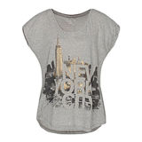 Fashion Nice Cotton/Polyester Printed T-Shirt for Women (W096)