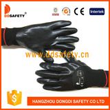 Ddsafety 2017 Black Nylon 3/4 Black Form Nitrile Coated Glove