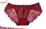 Colourful 3 Sizes Hollowed-out Thin Mesh Lace Ladies Sexy Girls Transparent Underwear