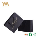 Hot Stamping Logo Apparel Black Packaging Bags